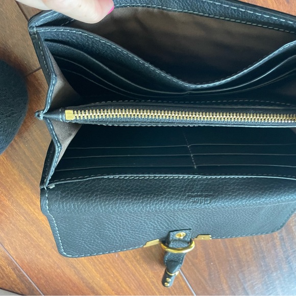 Chloe Marcie Leather Long Wallet - Picture 10 of 12